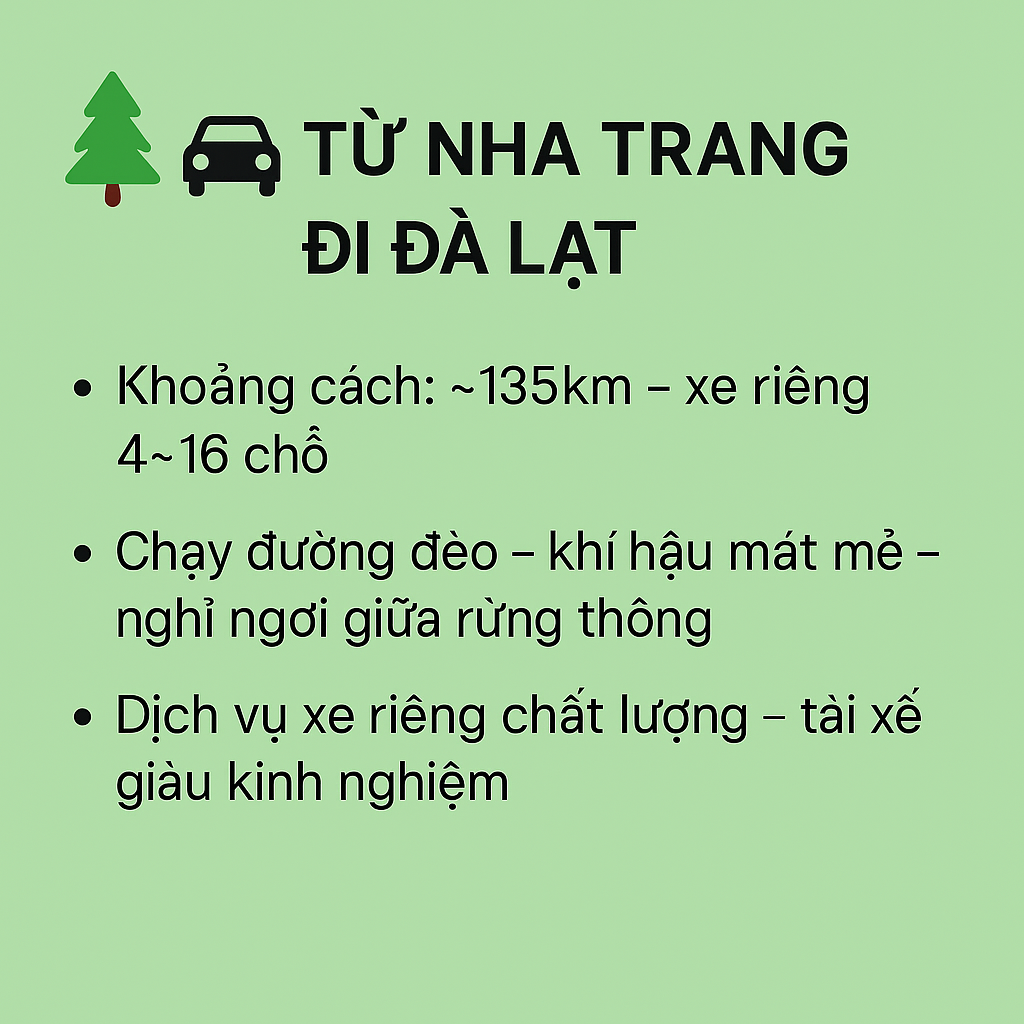 Nha Trang – Đà Lạt
