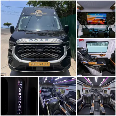 Xe Dcar Limousine 9 chỗ đưa đón sân bay Cam Ranh Nha Trang Minh Khoa Travel